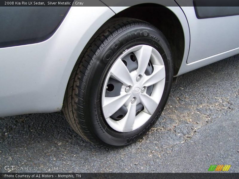 Silver Metallic / Gray 2008 Kia Rio LX Sedan
