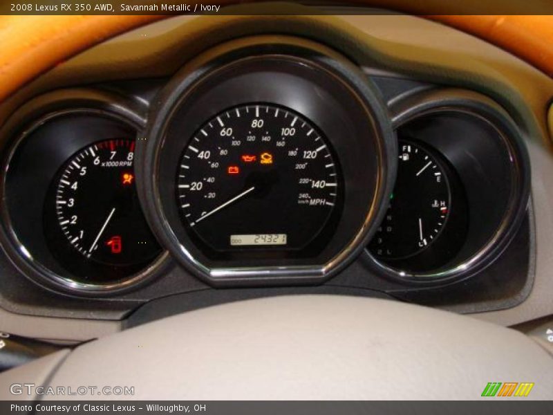 Savannah Metallic / Ivory 2008 Lexus RX 350 AWD