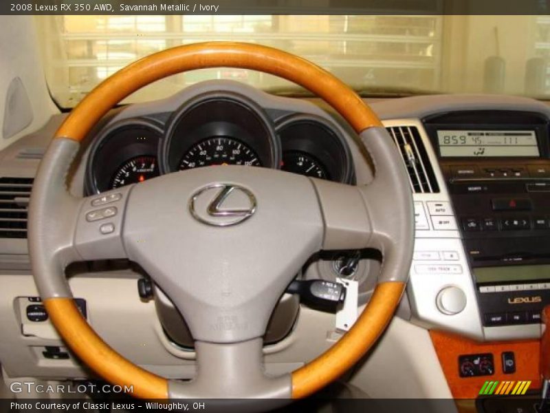 Savannah Metallic / Ivory 2008 Lexus RX 350 AWD