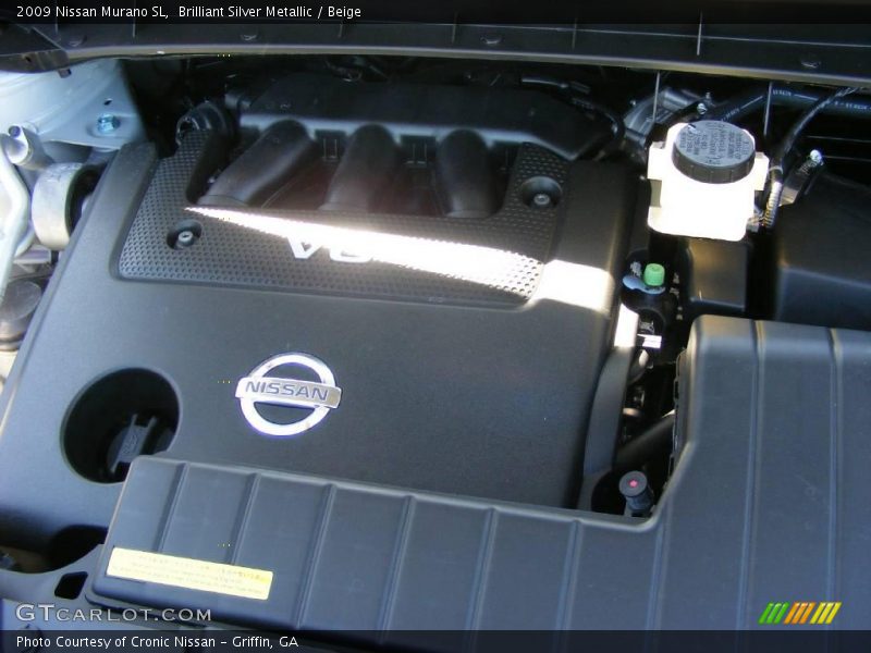 Brilliant Silver Metallic / Beige 2009 Nissan Murano SL