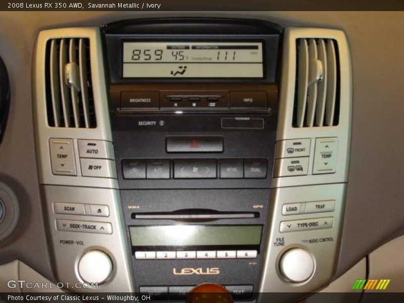 Savannah Metallic / Ivory 2008 Lexus RX 350 AWD