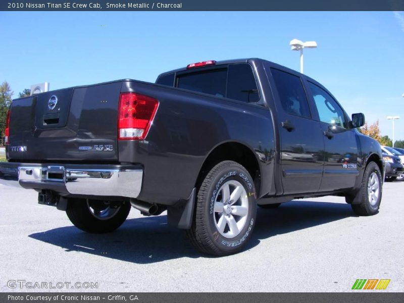 Smoke Metallic / Charcoal 2010 Nissan Titan SE Crew Cab