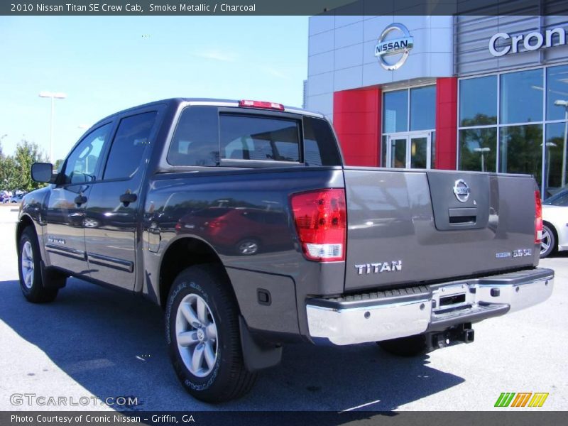Smoke Metallic / Charcoal 2010 Nissan Titan SE Crew Cab