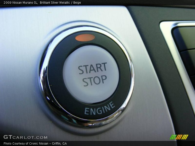 Brilliant Silver Metallic / Beige 2009 Nissan Murano SL