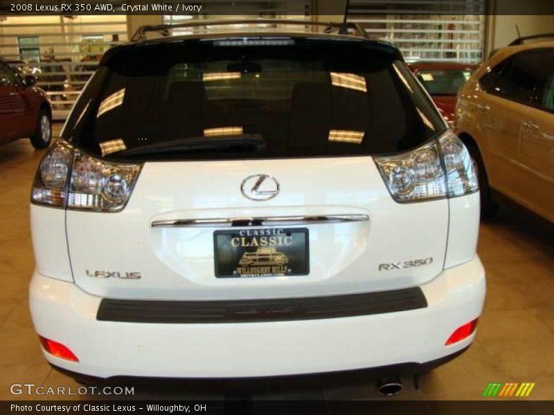 Crystal White / Ivory 2008 Lexus RX 350 AWD