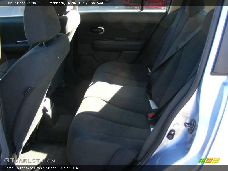 Arctic Blue / Charcoal 2009 Nissan Versa 1.8 S Hatchback