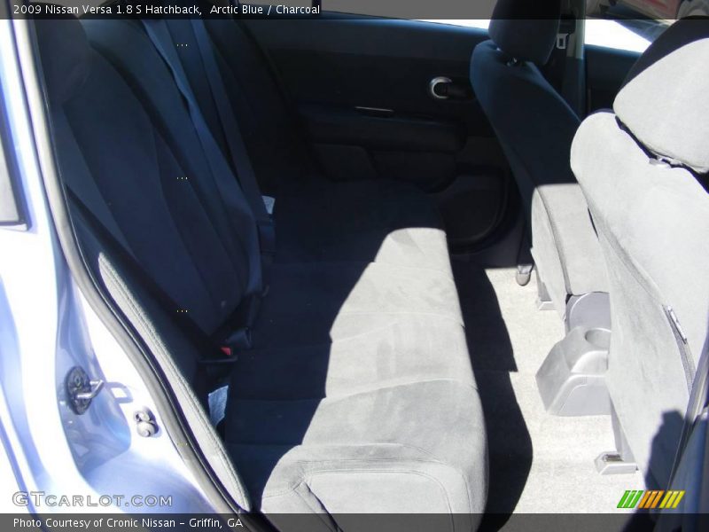 Arctic Blue / Charcoal 2009 Nissan Versa 1.8 S Hatchback