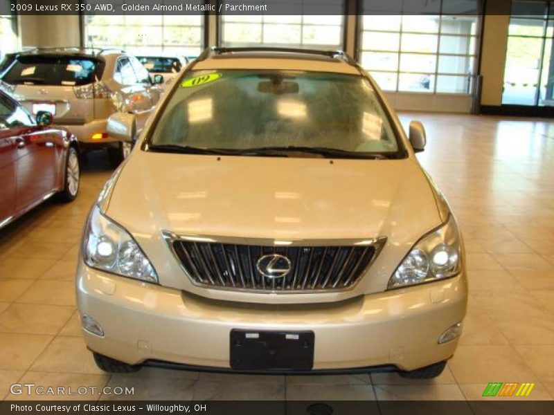 Golden Almond Metallic / Parchment 2009 Lexus RX 350 AWD