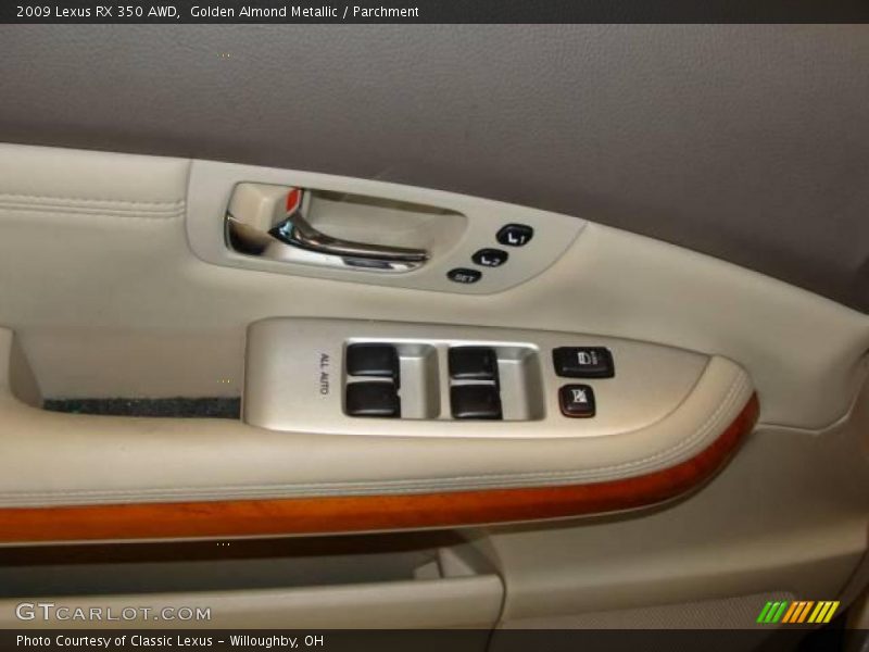 Golden Almond Metallic / Parchment 2009 Lexus RX 350 AWD