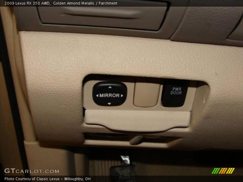 Golden Almond Metallic / Parchment 2009 Lexus RX 350 AWD