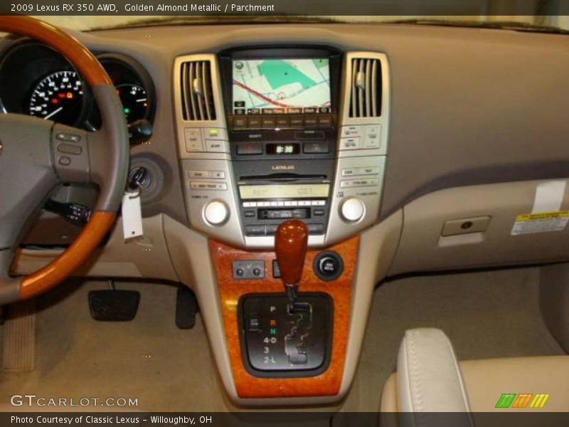 Golden Almond Metallic / Parchment 2009 Lexus RX 350 AWD