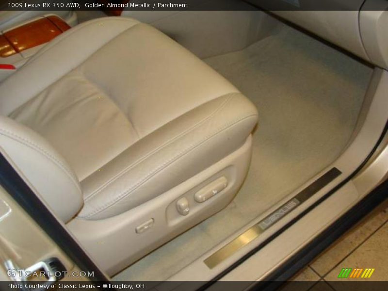 Golden Almond Metallic / Parchment 2009 Lexus RX 350 AWD