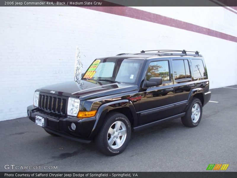 Black / Medium Slate Gray 2006 Jeep Commander 4x4
