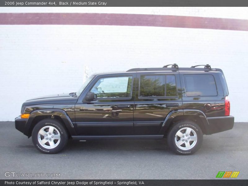 Black / Medium Slate Gray 2006 Jeep Commander 4x4
