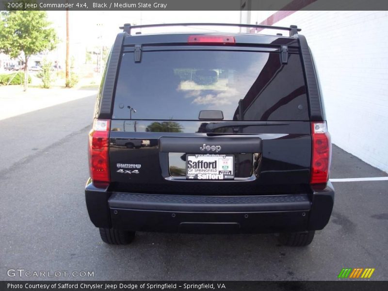 Black / Medium Slate Gray 2006 Jeep Commander 4x4