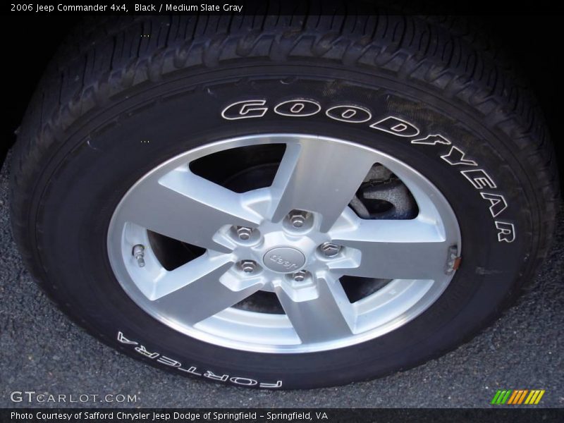 Black / Medium Slate Gray 2006 Jeep Commander 4x4