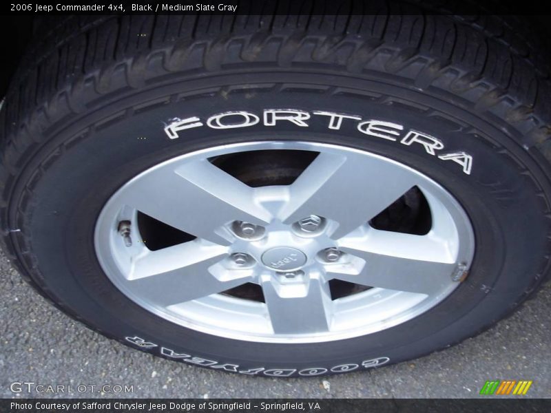 Black / Medium Slate Gray 2006 Jeep Commander 4x4
