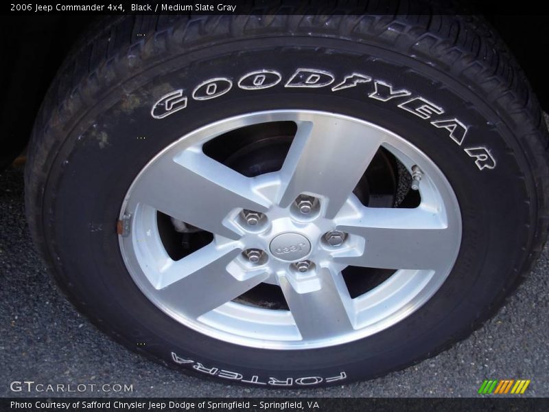 Black / Medium Slate Gray 2006 Jeep Commander 4x4