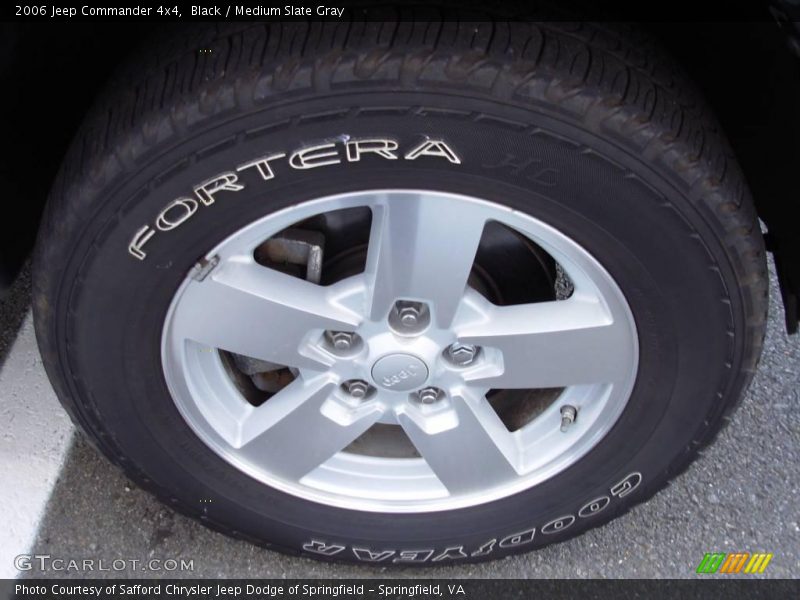 Black / Medium Slate Gray 2006 Jeep Commander 4x4