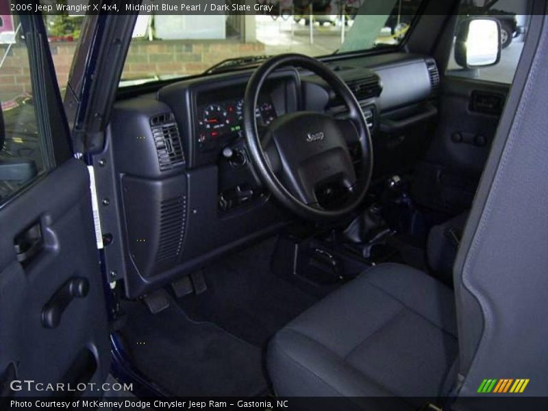 Midnight Blue Pearl / Dark Slate Gray 2006 Jeep Wrangler X 4x4