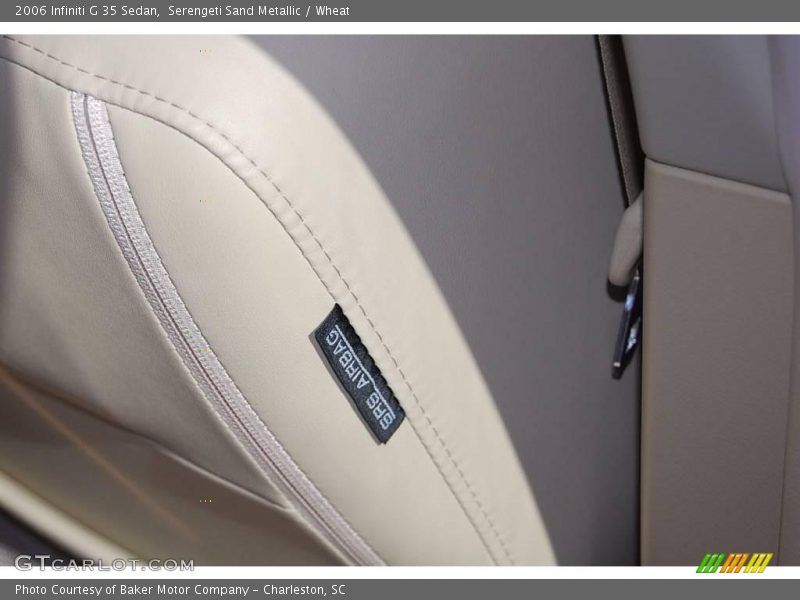 Serengeti Sand Metallic / Wheat 2006 Infiniti G 35 Sedan