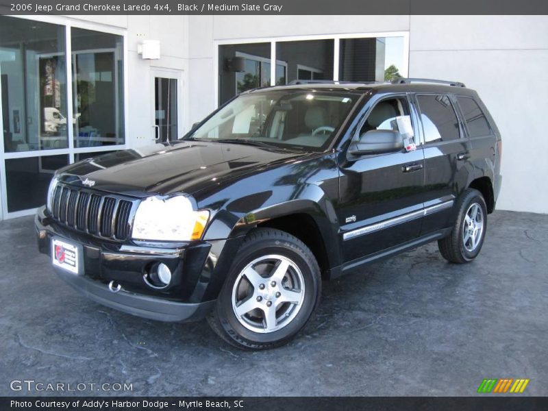 Black / Medium Slate Gray 2006 Jeep Grand Cherokee Laredo 4x4