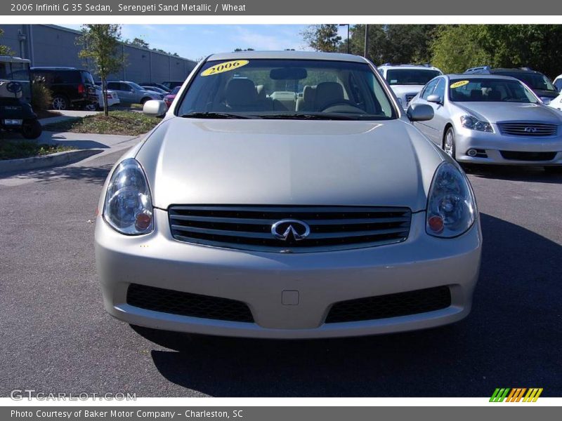 Serengeti Sand Metallic / Wheat 2006 Infiniti G 35 Sedan