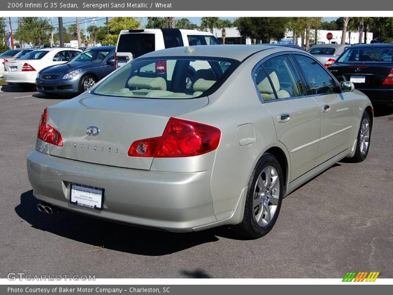 Serengeti Sand Metallic / Wheat 2006 Infiniti G 35 Sedan