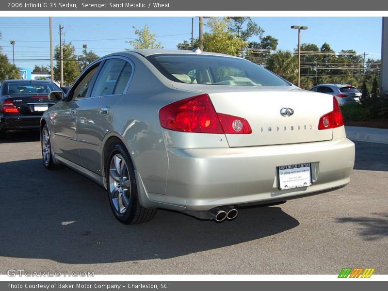 Serengeti Sand Metallic / Wheat 2006 Infiniti G 35 Sedan