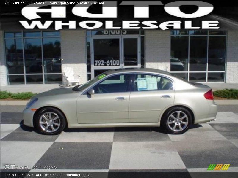 Serengeti Sand Metallic / Wheat 2006 Infiniti G 35 Sedan