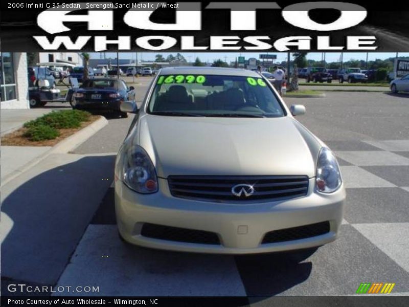 Serengeti Sand Metallic / Wheat 2006 Infiniti G 35 Sedan