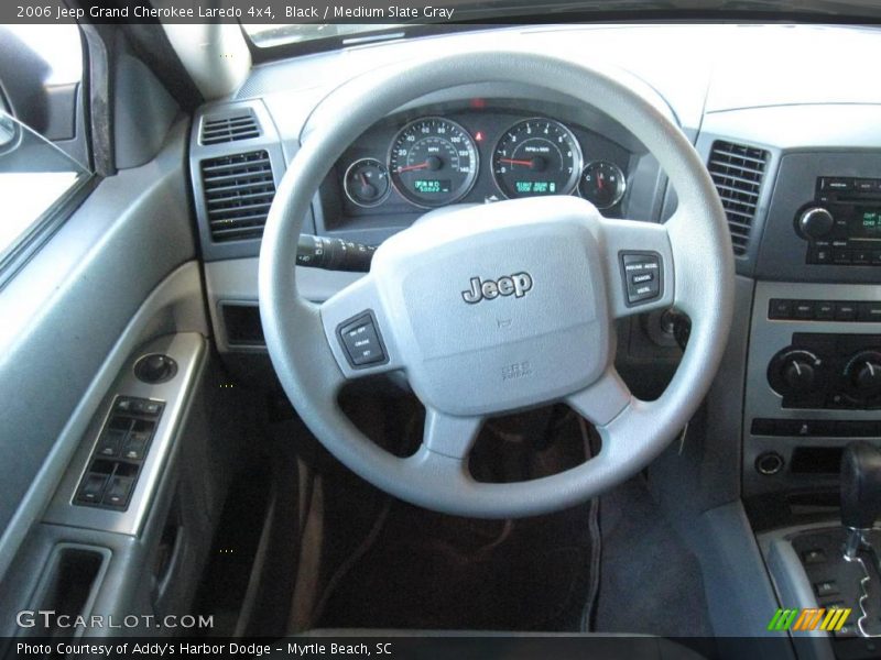 Black / Medium Slate Gray 2006 Jeep Grand Cherokee Laredo 4x4
