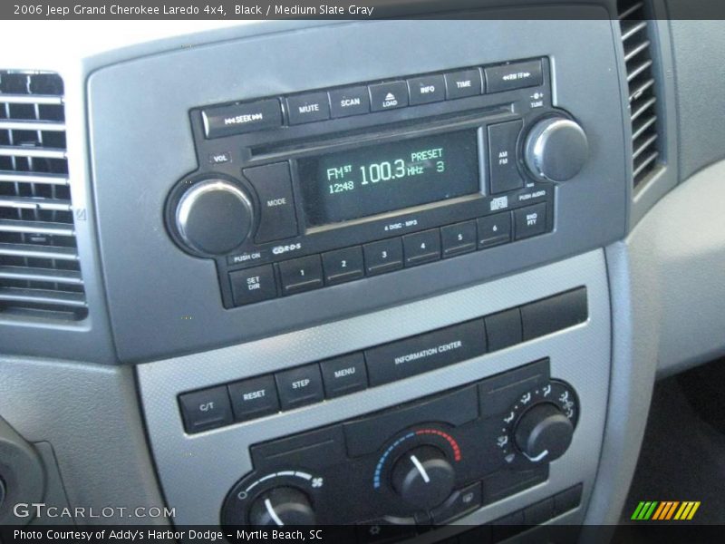 Black / Medium Slate Gray 2006 Jeep Grand Cherokee Laredo 4x4