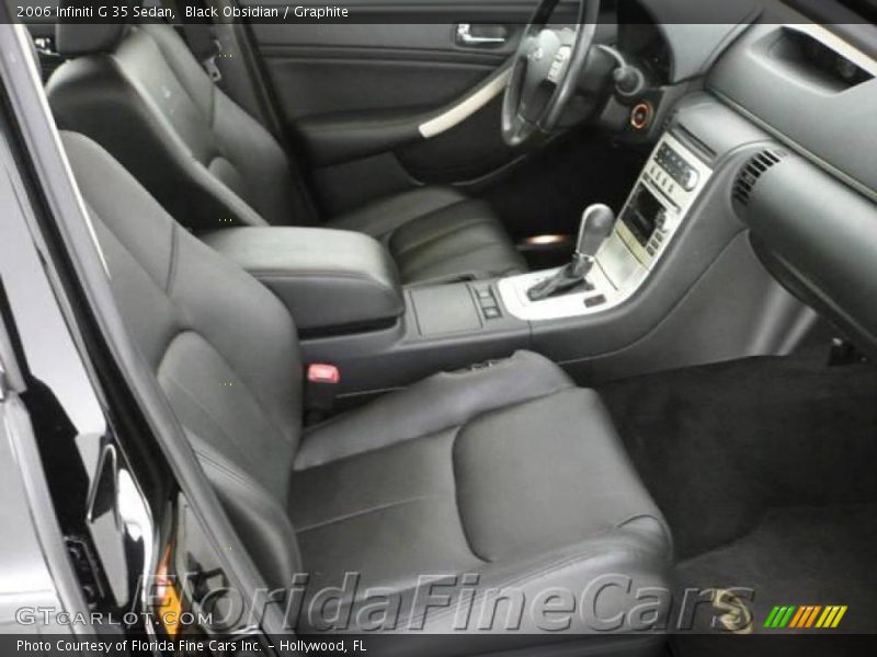 Black Obsidian / Graphite 2006 Infiniti G 35 Sedan