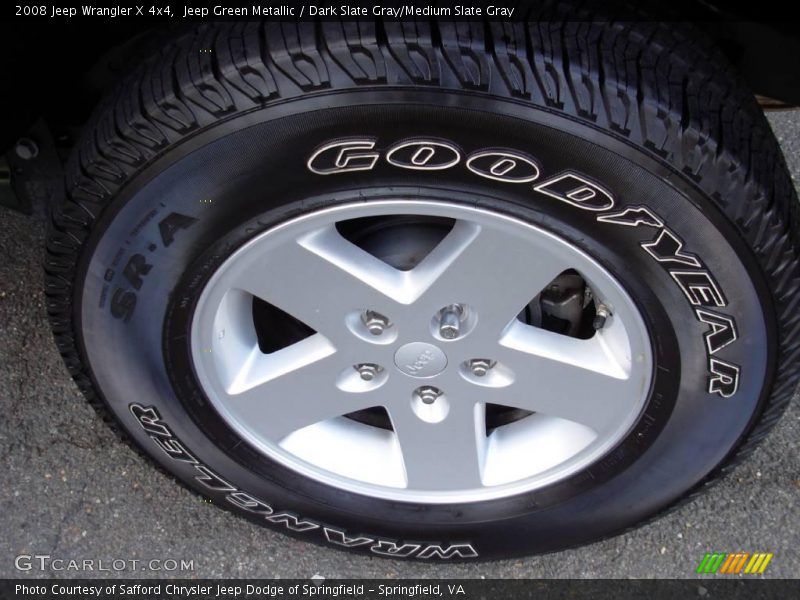 Jeep Green Metallic / Dark Slate Gray/Medium Slate Gray 2008 Jeep Wrangler X 4x4