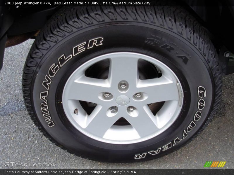 Jeep Green Metallic / Dark Slate Gray/Medium Slate Gray 2008 Jeep Wrangler X 4x4