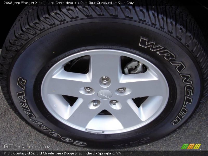 Jeep Green Metallic / Dark Slate Gray/Medium Slate Gray 2008 Jeep Wrangler X 4x4