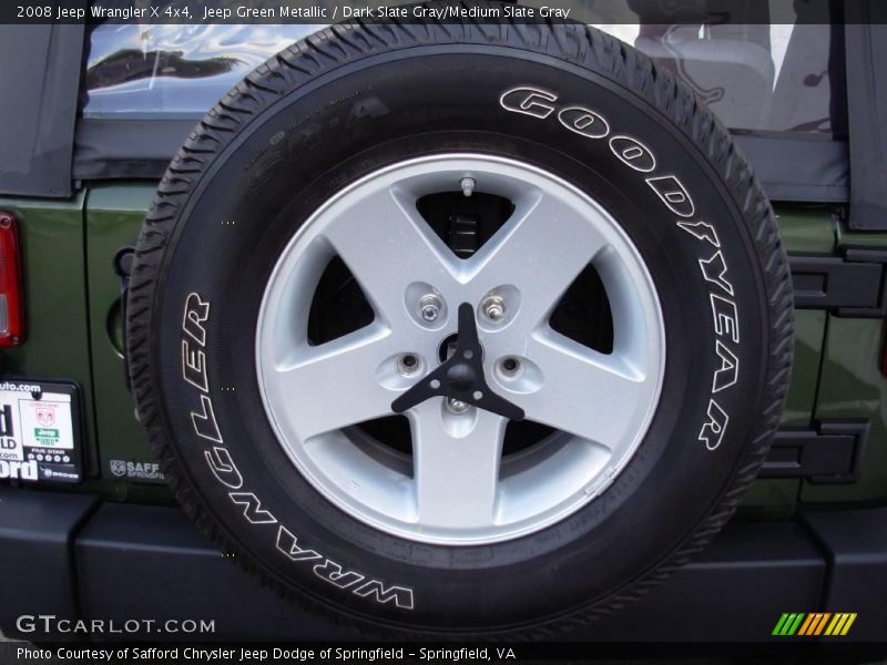 Jeep Green Metallic / Dark Slate Gray/Medium Slate Gray 2008 Jeep Wrangler X 4x4