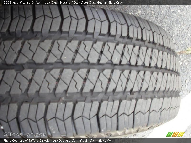 Jeep Green Metallic / Dark Slate Gray/Medium Slate Gray 2008 Jeep Wrangler X 4x4