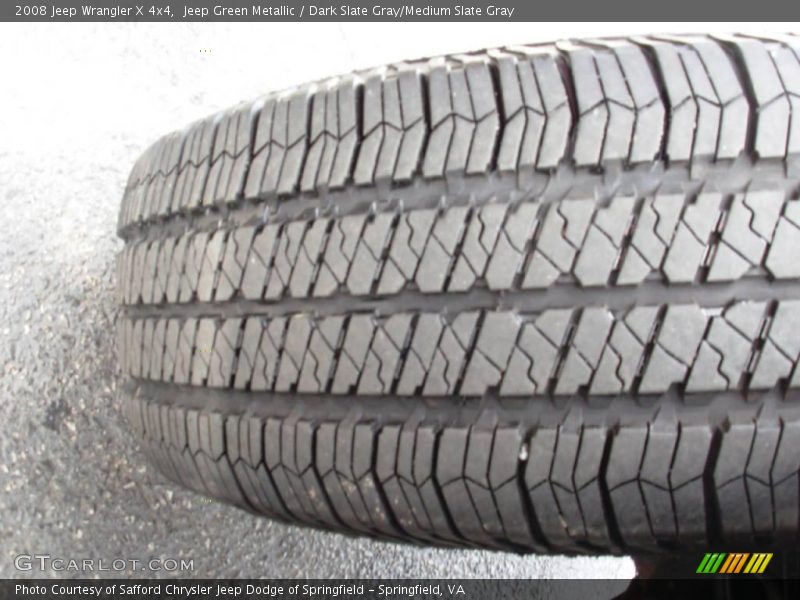 Jeep Green Metallic / Dark Slate Gray/Medium Slate Gray 2008 Jeep Wrangler X 4x4