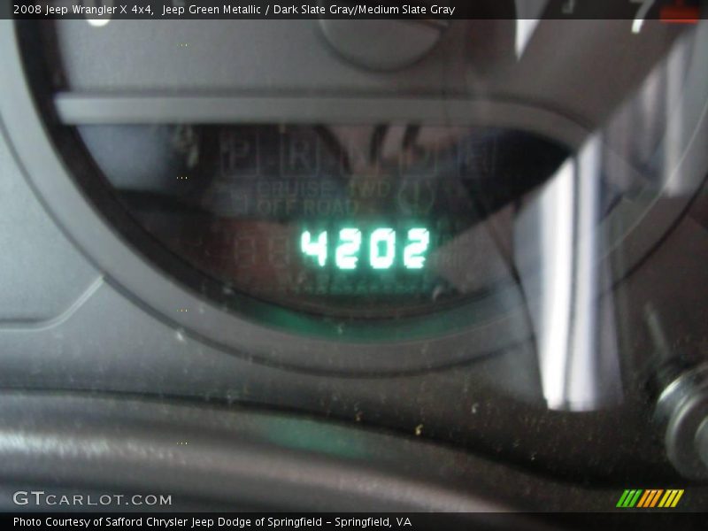 Jeep Green Metallic / Dark Slate Gray/Medium Slate Gray 2008 Jeep Wrangler X 4x4