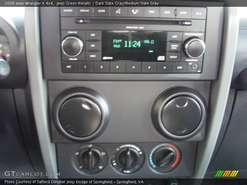 Jeep Green Metallic / Dark Slate Gray/Medium Slate Gray 2008 Jeep Wrangler X 4x4