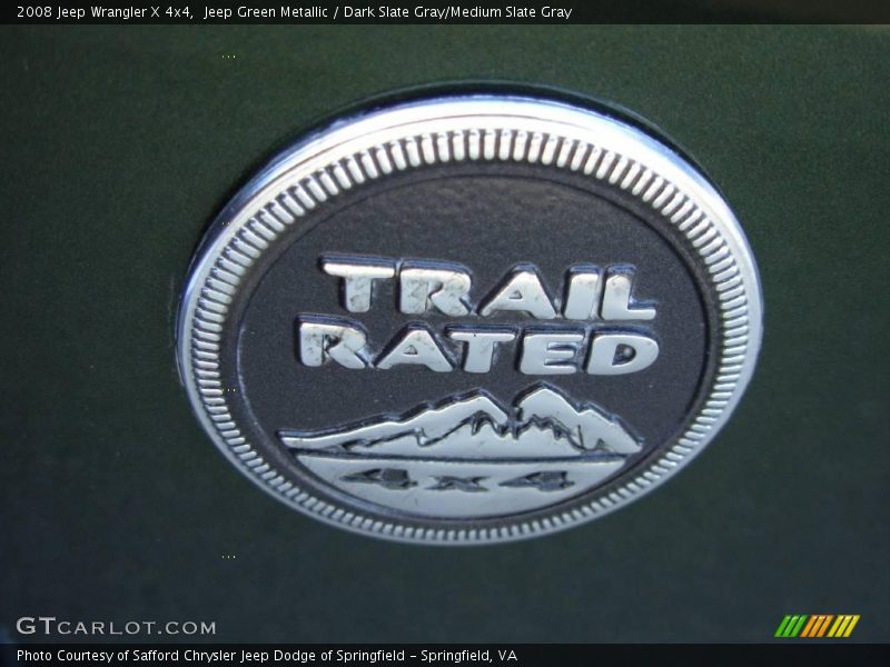 Jeep Green Metallic / Dark Slate Gray/Medium Slate Gray 2008 Jeep Wrangler X 4x4