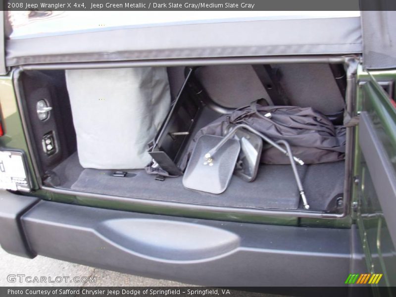 Jeep Green Metallic / Dark Slate Gray/Medium Slate Gray 2008 Jeep Wrangler X 4x4
