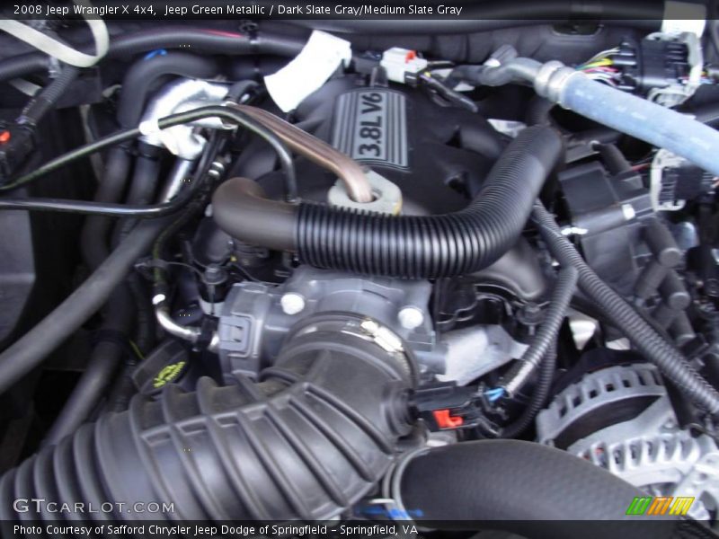 Jeep Green Metallic / Dark Slate Gray/Medium Slate Gray 2008 Jeep Wrangler X 4x4