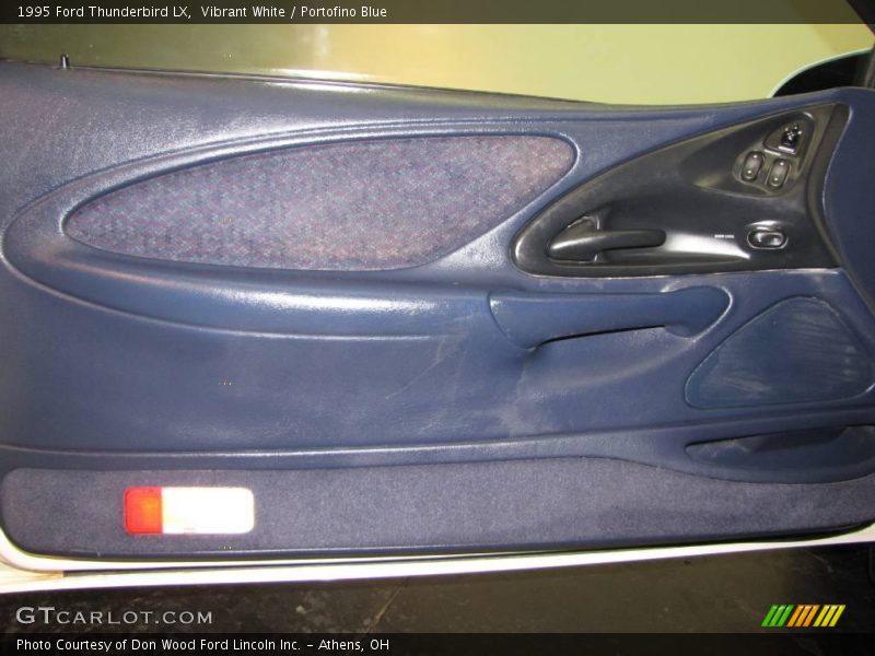Vibrant White / Portofino Blue 1995 Ford Thunderbird LX