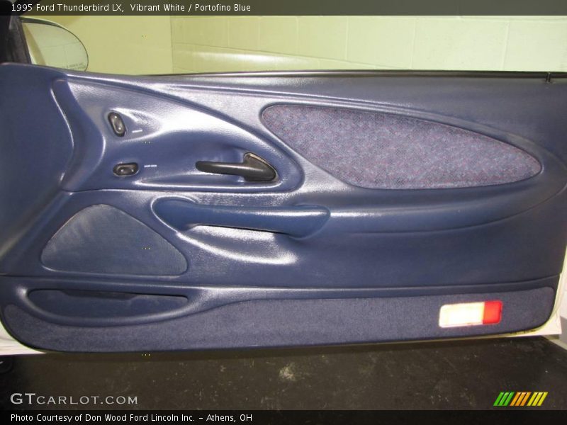 Vibrant White / Portofino Blue 1995 Ford Thunderbird LX