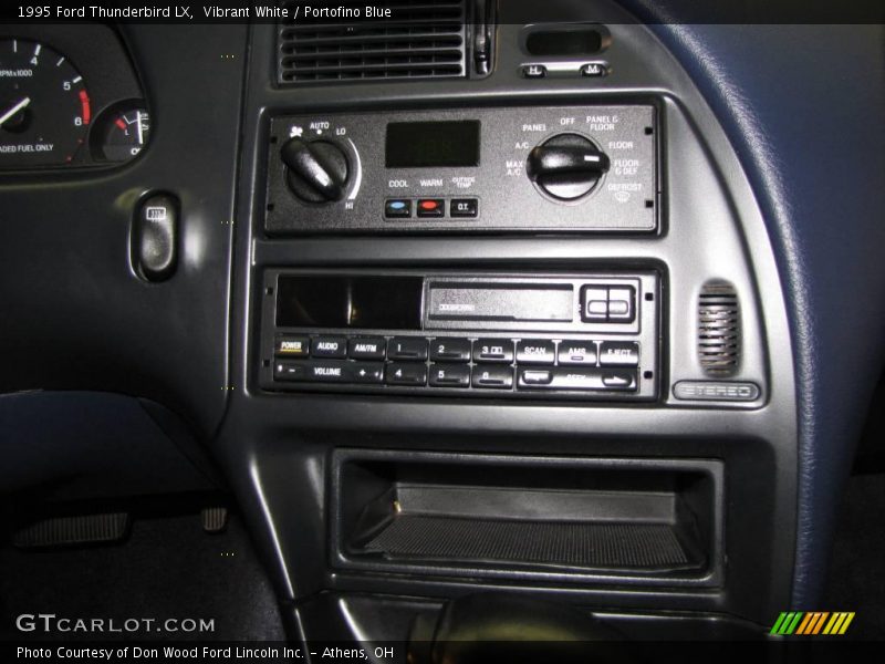 Vibrant White / Portofino Blue 1995 Ford Thunderbird LX