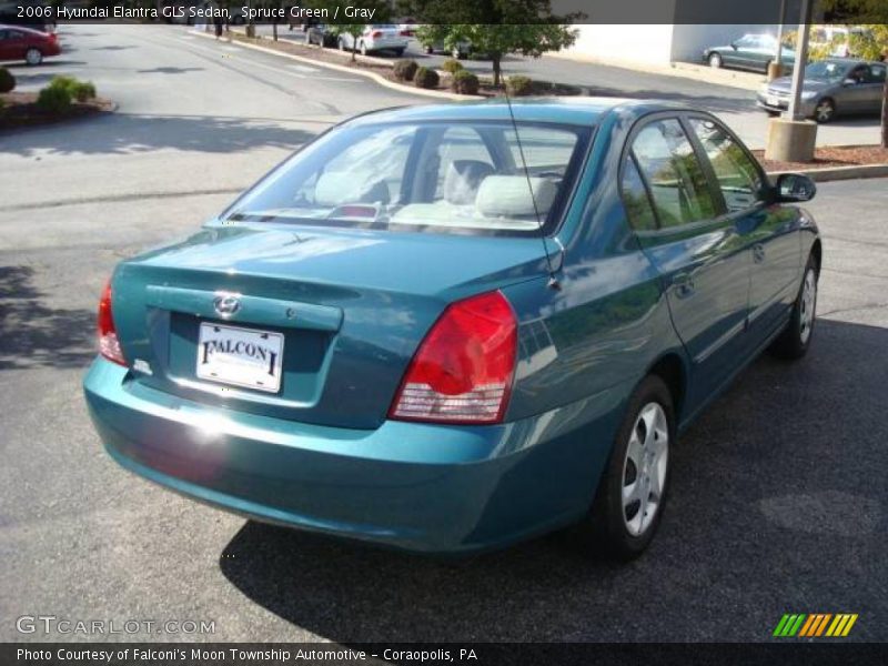 Spruce Green / Gray 2006 Hyundai Elantra GLS Sedan