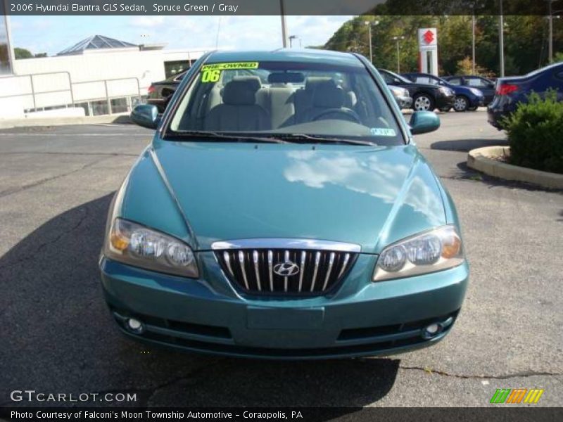 Spruce Green / Gray 2006 Hyundai Elantra GLS Sedan